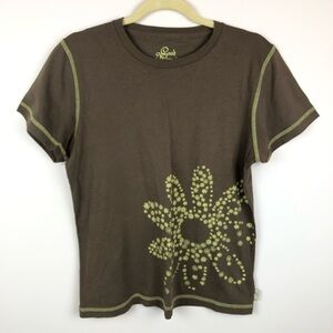 Good Karma by Life Is Good - Flower Print Short Sleeve Tee